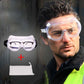 HD Anti Fog Protective Goggles Transparent Riding Dust-proof Windproof Sand Protective Glasses