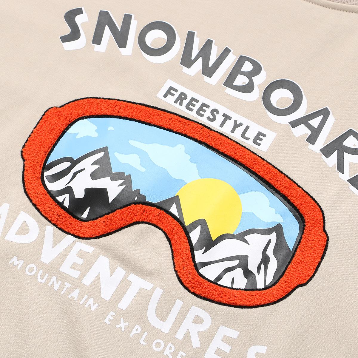 Plus Size Women's 2021 Autumn Thin Section Fake Two Piece Stitching Round Neck Sweater Fashion Printing Pullover