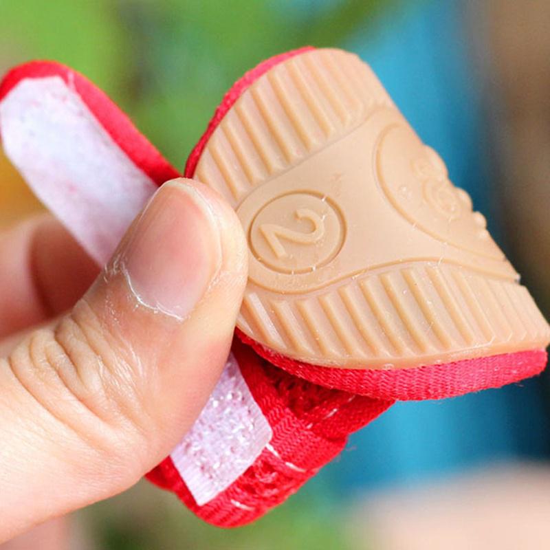 Breathable Mesh Hollow Sandals Summer Pet Dog Puppy Water Repellent Anti-Slip Shoes