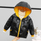 Girls' Down Jacket Shiny Face-free Winter Wear Thick Warm and Windproof Jacket