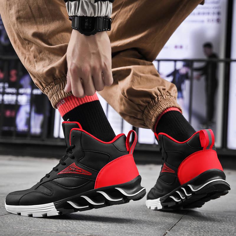 Men's shoes trendy wild Casual tide shoes Men's Sneakers High-Top Basketball Shoes fashion