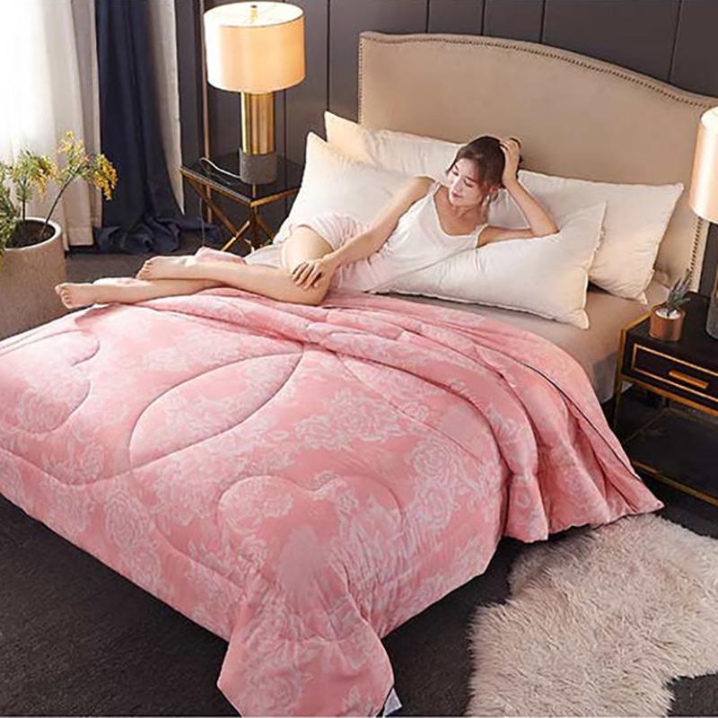 Summer Cotton Air-conditioning Quilt 100% Mulberry Silk Quilt Single Double Summer Thin Quilt