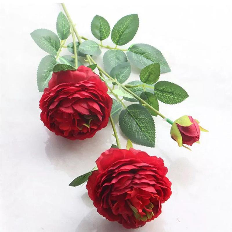 Simulation Peony Flower Home Living Room Decoration Dried Flowers Artificial Flowers Silk Flower Ornaments