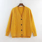 Knit Sweater Cardigan Women's Spring Short Shawl Outer Top V-neck Loose Twist Sweater Coat