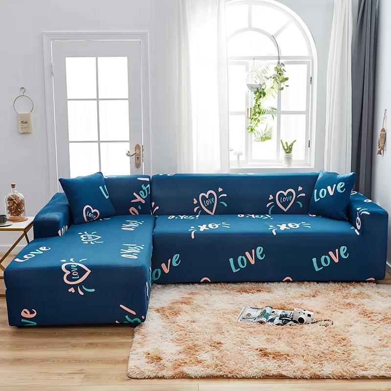 Optional 1/2/3/4 Seat Sofa Cover Geometric Printing Universal Stretch Sofa Cover All-inclusive Non-slip Sofa Cover Home Decoration Sofa Cover