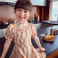 Girls' Dresses Summer Dresses Children's Western Style Chinese Style Improved Cheongsam Skirts Chiffon Skirts for Little Girls