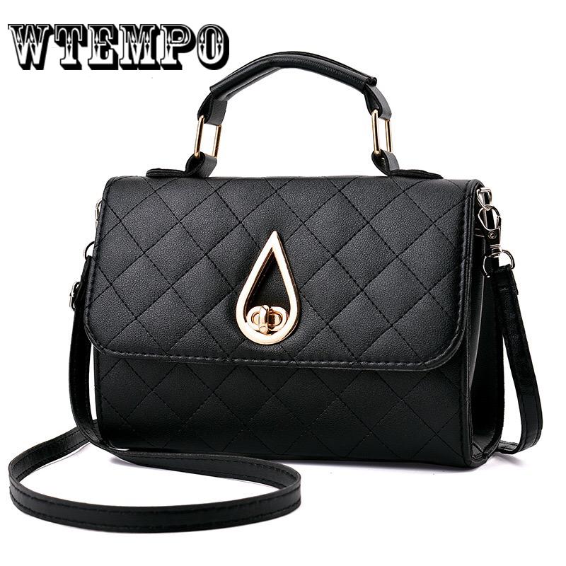 Elegant Diamond Lattice PU Handbags for Women Crossbody Shoulder Flap Bags