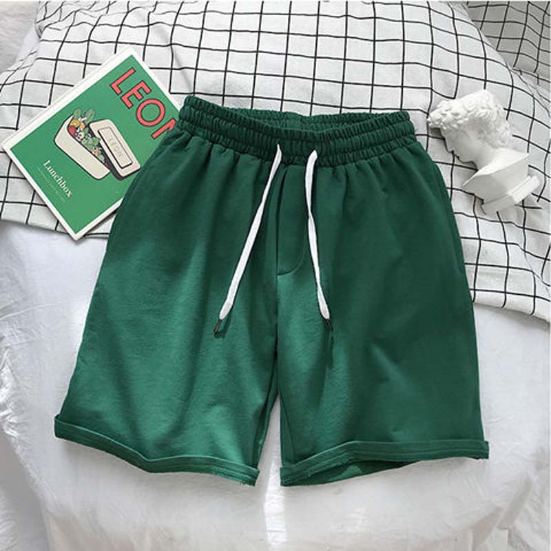 Shorts Men's Summer Loose Casual Solid Color Five-point Pants