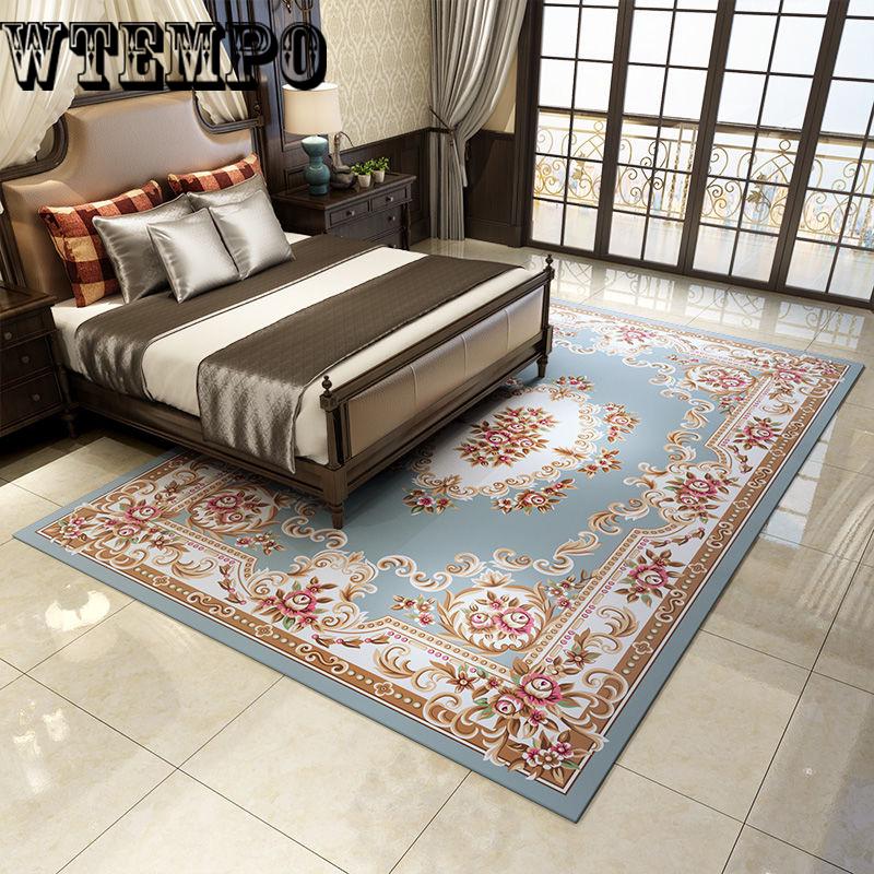European Court Style Printed Carpet Mats Home Mat Modern Living Room Carpet Parlor Rugs Art