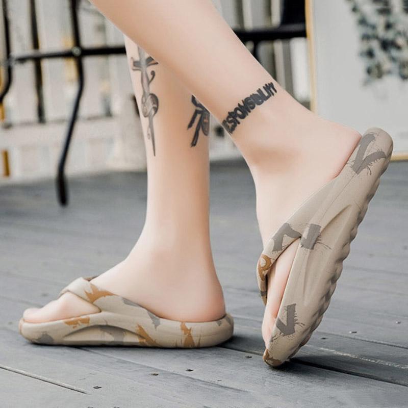 Women's Flip-Flops Outdoor Slippers Beach Slides Indoor Summer Shoes Platform Sandals Women Soft EVA Non-slip Bathroom