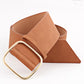 Concise Women Strap Pu Leather Casual All-match Women Waist Belt Wide Waistband