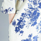 Vintage Floral Print Boho Dress Women Long Maxi Dress Evening Party Beach Summer Dress Long Sleeve Dresses