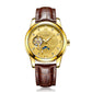 Mens Automatic Mechanical Fashion Sports Watches Tourbillon Moon Phase Stainless Steel Watch