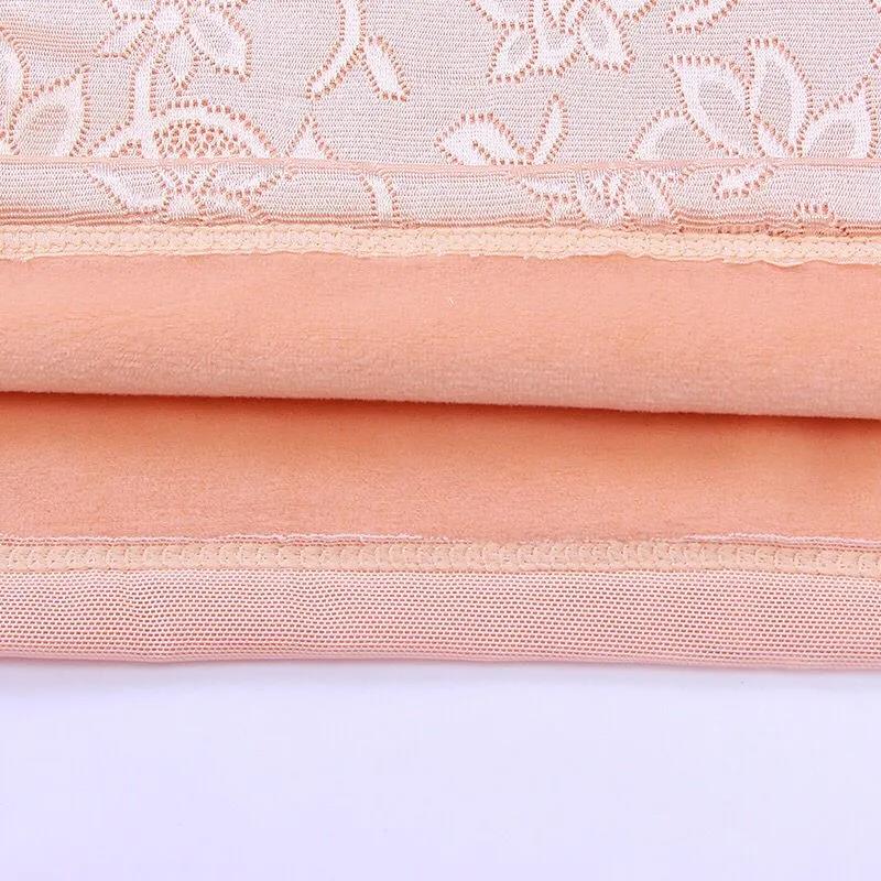 Wear-free Bra with Chest Pads Plus Fat Plus Velvet Thickening Warm Vest Women’s Warmth Built-in Support Pad Underwear Soft and Comfortable