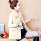 Faux Lamb Velvet Vest Women's Spring and Autumn Loose Wear Vest Coat Trendy