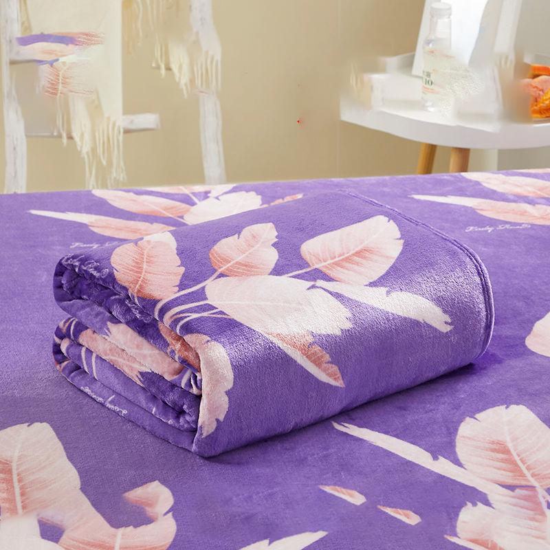 Blanket Bed Sheet Dual-use Falai Fleece Blanket Four Seasons Blanket Winter Warm Dormitory Single Double Blanket Leisure Blanket