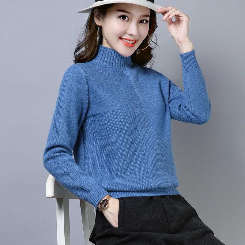 Winter Autumn Turtleneck Sweater Women Knitted Soft Pullover Sweater Female 2019 Fashion Pullovers