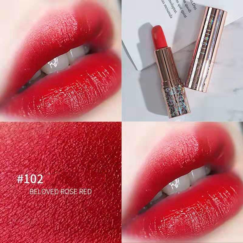 Matte lipstick long lasting non-stick cup lipstick moisturizer lip gloss  makeup nude sexy lips