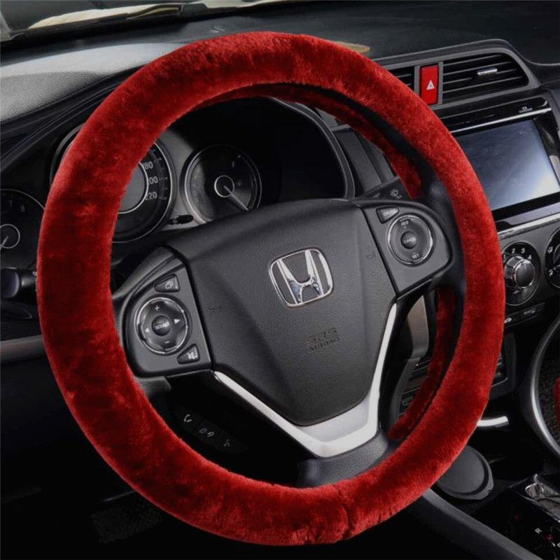 Winter Fashion Plush Car Steering Wheel Cover Car Grip Cover Universal Protective Steering Wheel Cover