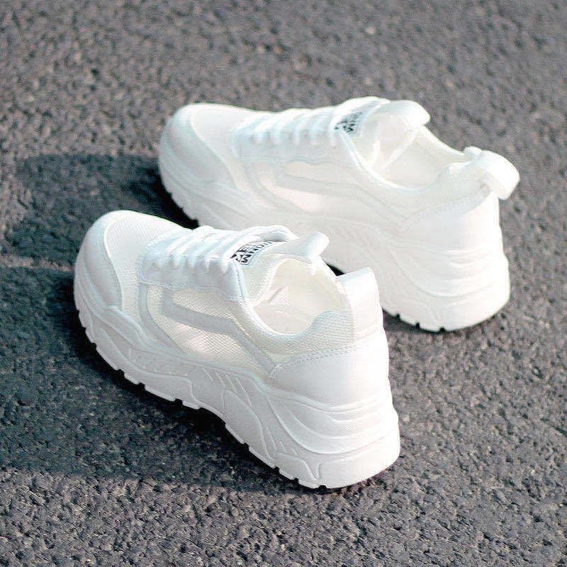 Korean Version All-match Breathable Mesh Soft Sole Women's Shoes Flat Sports Casual Women's Shoes