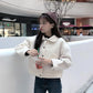 Winter Loose Plus Velvet Thick Fur One Grain Fleece Coat Fashion Trend Sexy Short Lamb Wool Female Coat