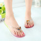 Crystal Transparent Beach Flip Flops Vacation Flip Flops Sandals and Slippers Women Summer Fashion Outside The Seaside One Size Smaller