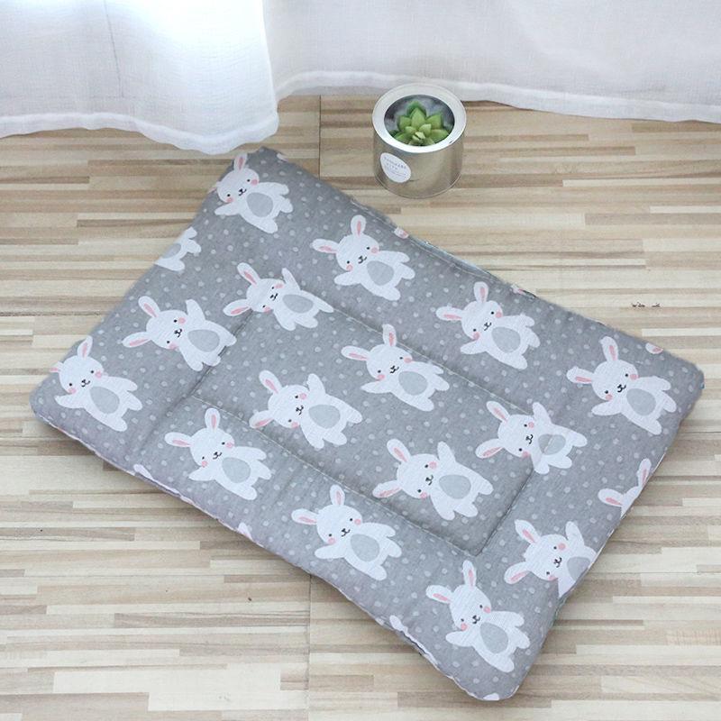 Pet Pad Four Seasons Universal Cat Dog Universal Mats Wear-resistant Cotton Linen Pad Cartoon Breathable Mattress