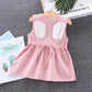 Girls' Cotton Skirt Summer Girls' Princess Skirt Children's Sleeveless Dress Baby Summer 1-4 Years Old