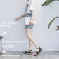 Summer Sandals Female Students  College Style Flat Sandals Female Outer Wear Fashion Thick-soled Roman Sandals Women