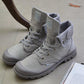 Men Canvas Palladium Solid Military Ankle Oxford Casual Tactical Boots