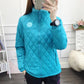 Outdoor Polar Fleece Jacket Winter Plus Velvet Thickened Warmth Short Stand-up Collar Waterproof and Windproof Jacket Suitable for Women