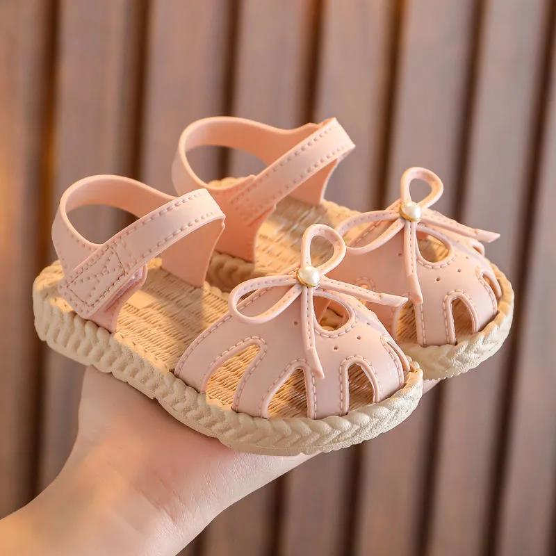 Girls' Sandals 2021 Summer Children's Little Girls Soft-soled Princess Baby Shoes