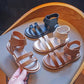 Girls Sandals Girls Summer Soft Sole Low Heel Roman Hollow Beach Sandals Anti-slip Solid Color Casual Princess Sandals