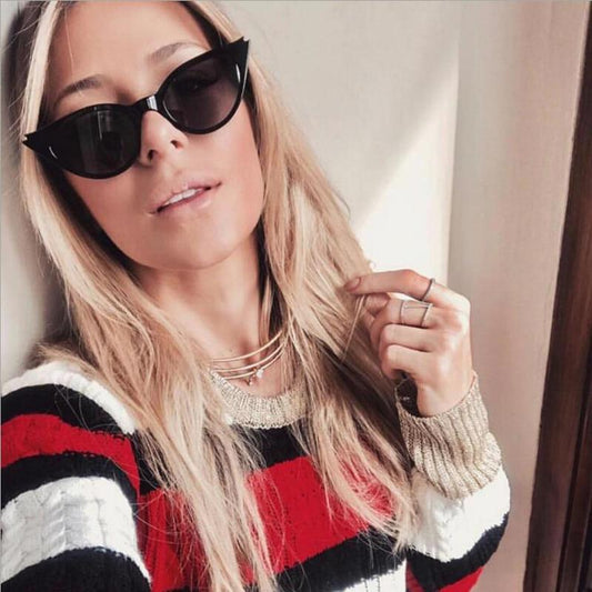 Fashion Vintage Cat Eye Sunglasses Women Brand Desihn Sex Small Classic Sun Glasses Female oculos de