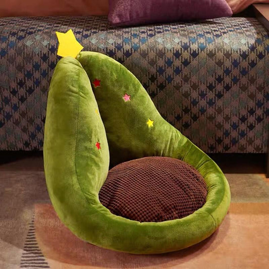 58*48cm Cute Plush Cushion Emi-surround Pros and Cons Non-slip Tatami Healthy Home Bedroom Living Room Balcony Anti-static
