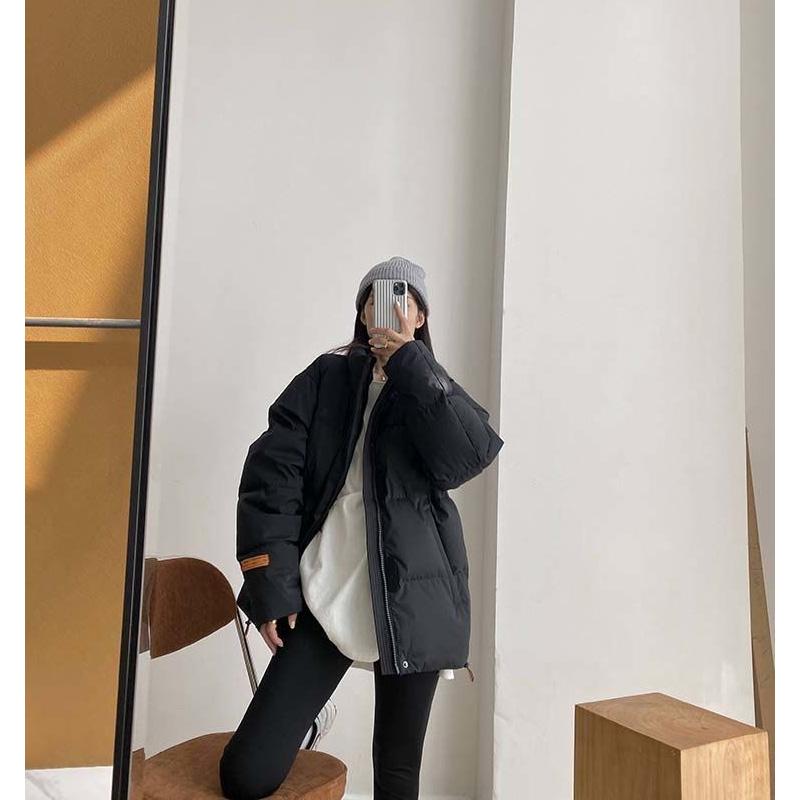 Cotton-padded Jacket Women's Winter Korean Style Loose, Thin and Small, Warm Casual Jacket, Cotton-padded Jacket, Cotton-padded Jacket