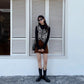 Embroidery Hollow Design Retro Style V-neck Sleeveless Waistcoat  Women's Spring and Summer