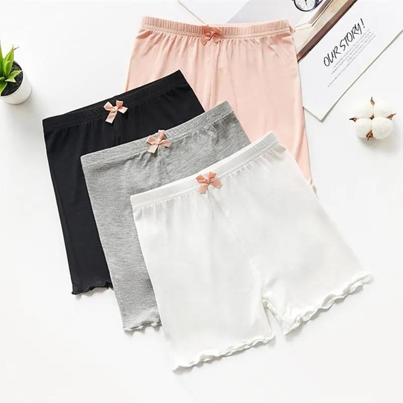 Children's Pants Summer Girls Underpants Light Proof Safety Pants Breathable Slim Princess Style Bow