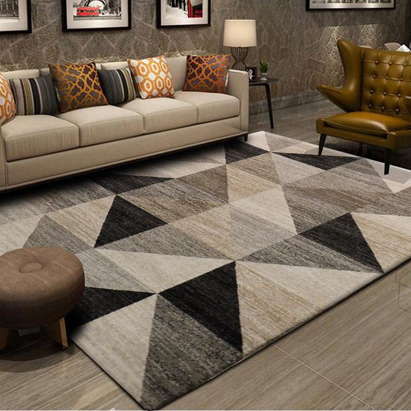 Nordic Geometric Carpets for Living Room Carpet Bedroom Sofa Coffee Table Rug Floor Mat Modern Rugs