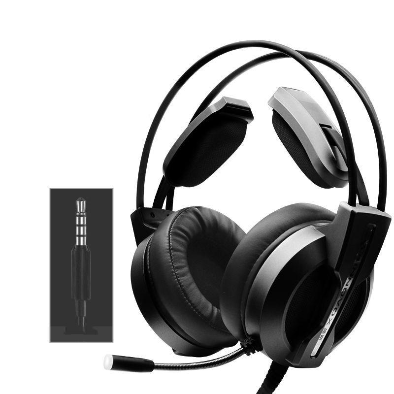 High-end E-sports Eating Chicken Listening and Debating Position Headphones Headset Wired Microphone Computer Mobile Game Headset Microphone