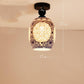 Chinese Chandelier Balcony Lantern Chandelier Creative Restaurant Chafing Dish Shop Ceramic Lamp