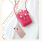 Handset Bag Girl Printing Mini-Bag Korean Edition One Shoulder Slant Bag Girl Lovable Change Wallet