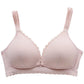 Breast Feeding Underwear Pregnant Women Early and Late Bra Postpartum Breast Feeding Anti Sagging Gathered Non Steel Ring Bra Breathable Cotton