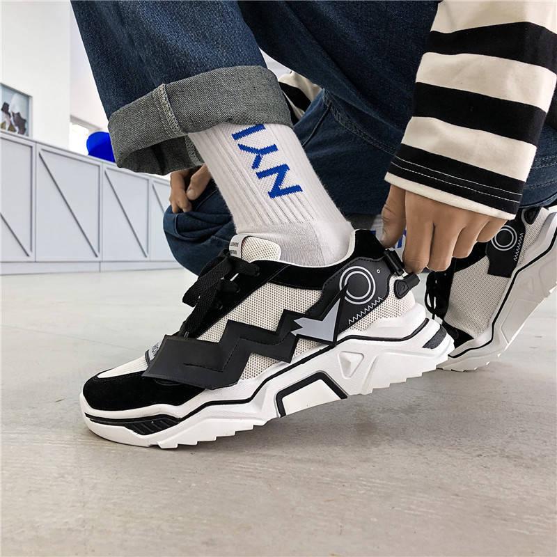 Breathable Platform Shoes Casual Men Sneakers Multicolor Footwear Daddy Shoes Sneakers for Lovers