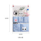 3/7 Pockets Wall Hanging Storage Bag Cute Hanging Bag Wall-mounted Door Rear Wall Shelf Wall Hanging Bag Small Cloth Bag Sundries Storage Bag