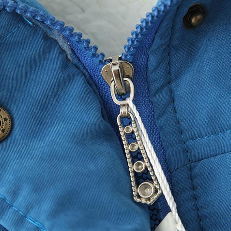 Women Parkas Hooded Warm Winter Jackets Woolen Thick Drawstring Slim Cotton Parkas Coat
