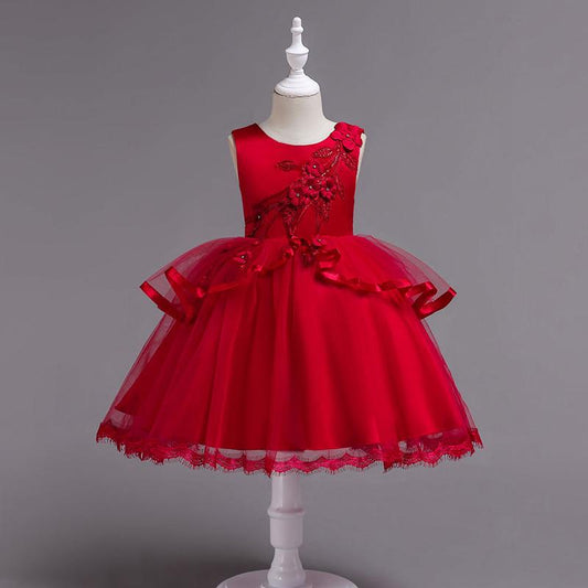 Children Dress Wedding Dress Girls Dress Princess Pettiskirt Birthday Party Party Kid DRESS