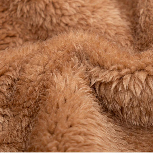 Autumn and Winter Boys and Girls Children's Overalls Plus Velvet Thick Cotton Jacket Crystal Velvet Cute Baby Jacket Protective Clothing