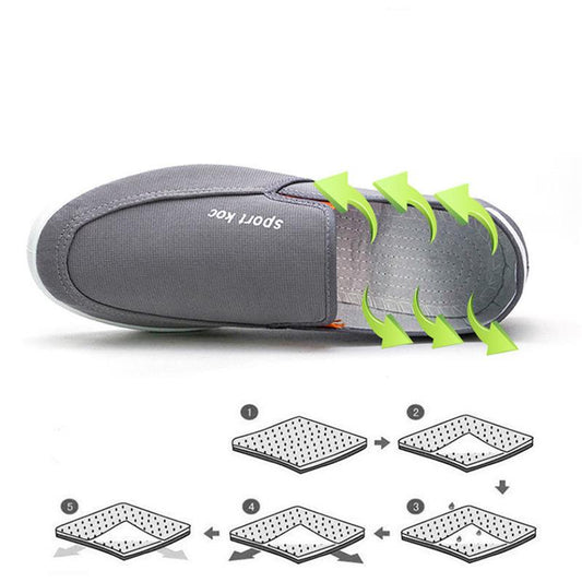 Old Beijing Men's Cloth Shoes Shoes Non-slip Wear-resistant Low-top Canvas Men's Shoes
