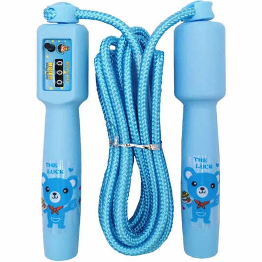 Anti-winding Design Adjustable Cartoon Skipping Rope Children Counting Skipping Rope Sports Fitness